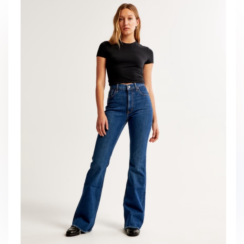 Abercrombie & Fitch Blue Flare Jeans